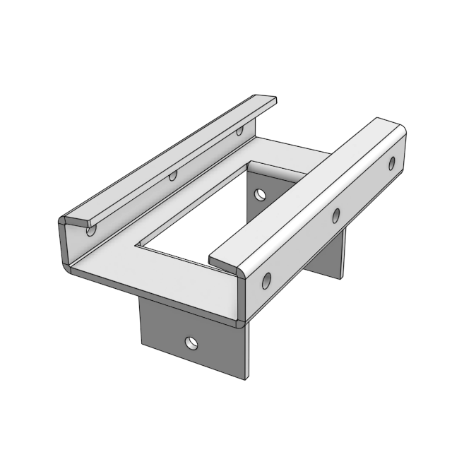 Wood Post Bracket (HD Beam)