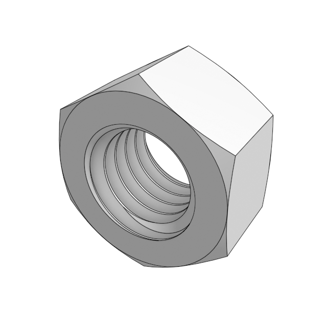 ⁵⁄₁₆-18 × 1" HH SS Nut