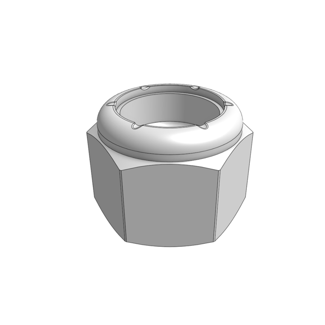 3/8-16 HH SS Nyloc Nut